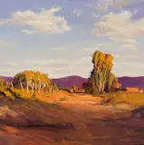 William Berra, Autumn N.M., Oil on canvas