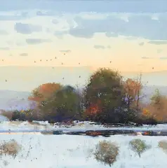 Tom Perkinson, Along the Jemez River, Watercolor