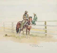Gary Carter, The Long & The Short of it, Watercolor