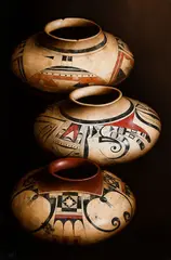 Greg English, Hopi Trio, Oil on board
