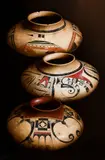Greg English, Hopi Trio, Oil on board