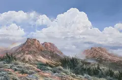 Douglas Oliver, Untitled (Landscape), Oil on canvas