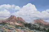 Douglas Oliver, Untitled (Landscape), Oil on canvas