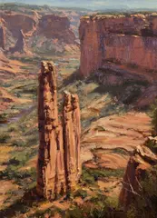 Kenny McKenna, Spider Rock, Oil on board
