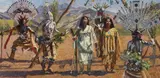 Hyrum Joe, Blessings of the White Mountain Gan, Oil on canvas