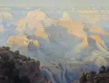 Curt Walters, Zoroster Temple, Oil on canvas