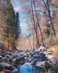 Awaiting Spring by Curt Walters, Oil on canvas, sold Aug 2025