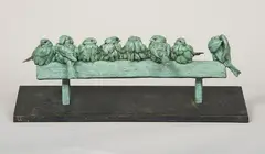 Pete Zaluzec, Park Bench, Bronze, cast 3/24