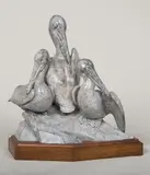 Gerald Balciar, Untitled (Pelicans), Bronze, cast 1/20