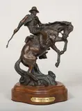 Ken Payne, The Rought String Rider, Bronze, cast 31/45