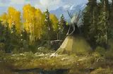 Joni Falk, Tipi Smoke and Fall Colors