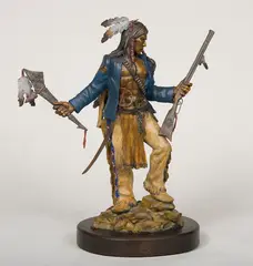 Spoils Of War by Ed Natiya, Bronze, cast 20/25, sold Aug 2025