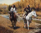 John Fawcett, Caution in the Wind, Oil on board