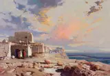 Buck McCain, Pueblo Morning, Oil on canvas