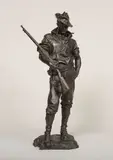 Allen Newman, Rough Rider, Bronze, cast C 26 1235