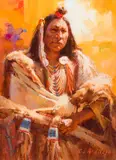 Roy Andersen, Untitled (Indian), Oil on canvas