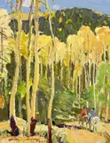 Jerry Jordan, Awaiting the Silent Season, Oil on canvas