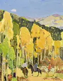 Jerry Jordan, Just a Glimmer of Grandeur, Oil on canvas