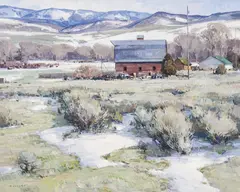Josh Elliott, Silver Spring, Oil on board