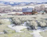 Josh Elliott, Silver Spring, Oil on board