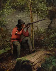 De Cost Smith, Iroquois Hunter, Oil on canvas