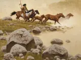 Frank McCarthy, Into The Rising Mist, Oil on canvas