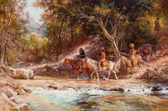 Roy Andersen, We Hunt Them, Oil on canvas