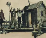 Frank Schoonover, Two Hands Aloft