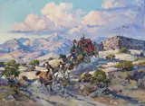 Marjorie Reed, Sunset Departure from Cooke's Springs Station