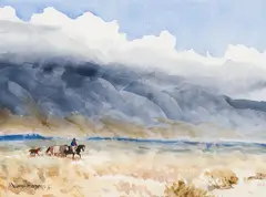 William Moyers, A Cloud Cap, Watercolor