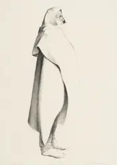 Kenneth Miller Adams, Taos Indian, Lithograph
