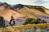 William Matthews, Daybreak, Watercolor on paper