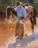 Tom Dorr, Just Thinkin', Oil on canvas