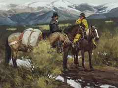 Gary Niblett, Slicker Weather, Oil on canvas