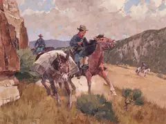 Kim Mackey, Apache Shadow, Oil on linen