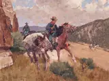 Kim Mackey, Apache Shadow, Oil on linen
