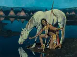 David Mann, A Restless Spirit, Oil on board
