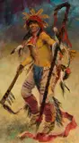 Charles Winfield Miller, The Ultimate Challenge, Oil on canvas