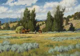 Charles Fritz, Working the Two Year Old During Haying Season