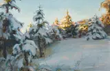 Daniel Gerhartz, January, Oil on canvas