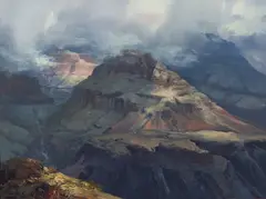 Ralph Love, Grand Canyon, Oil on canvas