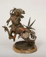 Kenneth Ottinger, Horse Stick Dancer, Bronze, cast 3/15 AC