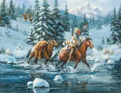 Gerry Metz, Avoiding Trouble, Oil on board
