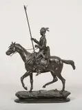 Earle Heikka, Cree Brave, Bronze, cast 4/1000