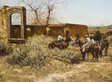 Dan Bodelson, Morning Rendezvous, Oil on canvas