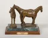 Richard Greeves, Corps of Discovery Lemhi Shoshonis Horse Study, Bronze, cast 13/50