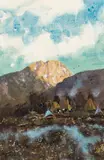 Gregory Sumida, Papuhi Trees Noo, Gouache