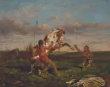 Rudolf Kurz, Burial Horse, Oil on canvas