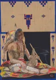 Olaf Carl Seltzer, The Peace Pipe, Mixed Media