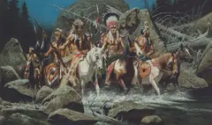 Frank McCarthy, Lost Tracks in Medicine Creek, Oil on canvas